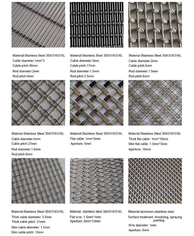 Decorative metal mesh series pics